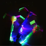 Wholesale Light-up toy slingshot Light Blue Flying Led Arrow Helicopter,Amazing Led Arrow Helicopter Toy