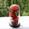 wholesale love&roses michelle keegan preserved long lasting real rose with glass covers for valentines day gift