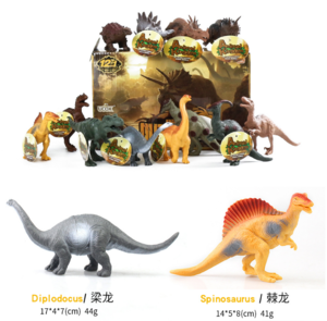 Wholesale Mix Different Design Plastic Dinosaur Toy Soft Animals Toys For Gift