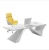 Import Wholesale Modern Design Curved Shape Executive Manager Office Furniture White Writing Desk Table from China