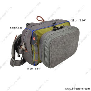 Wholesale molded multi function wading fly fishing guide chest pack chest bag 10F-CHB002 (B07)