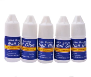 Wholesale Nail Supplies Best Selling 3g Adhesive Non-toxic Nail Glue for Decoration & False Nail Tips