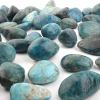 Wholesale Natural Crystal Fine Polished Tumbled Stone Blue Apatite Gravel