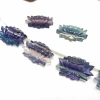 Wholesale natural fluorite lotus crystal crafts for souvenirs