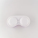 wholesale plastic clear custom cute eye contact lenses case