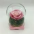 Import Wholesale purple color preserved fresh roses flowers long lasting roses in dome glass on sale from China