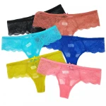 Wholesale Sexy Thongs For Women g-string Transparent Lace G String Underwear M L XL 87403
