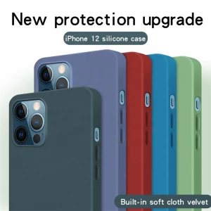 Wholesale Shockproof Soft Silicone Cell Phone Case Cover For iPhone
