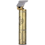 wholesale usb rechargeable hair cut machine professional electric cordless vintage engraving golden metal hair trimmer for men
