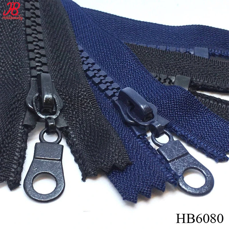 wholesale yiwu supplier #5 colored open end resin zipper for coat jacket