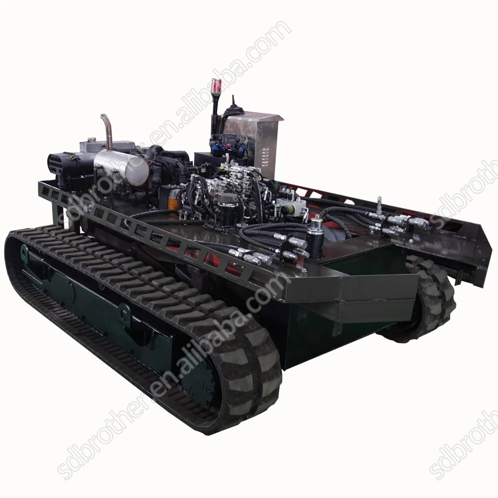 Wireless radio Remote control Hydrostatic driven chassis with tracks