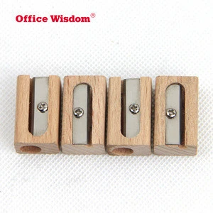 wood Operated Big Wooden Mechanical Metal Automatic Funny Cosmetic Pencil Sharpener