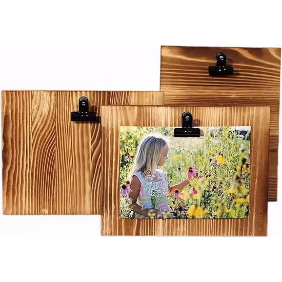 Wood Standing Photo Frame Wooden Table Pictures Frame Rustic Pine Wood Picture Frames
