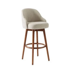 Wooden fabric bar chair