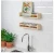 Wooden Spice Jar Rack Wall Mounted Storage Shelf Cheapest With Multi-function