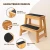Import Wooden Two Step Stool from China