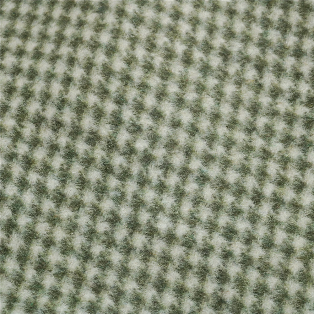 wool  belnded fabric garment tartan wool fabric houndstooth woven wool fabric