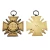 Import World War II medal custom metal trademark, handbag clothing metal label, 3D relief metal label from China
