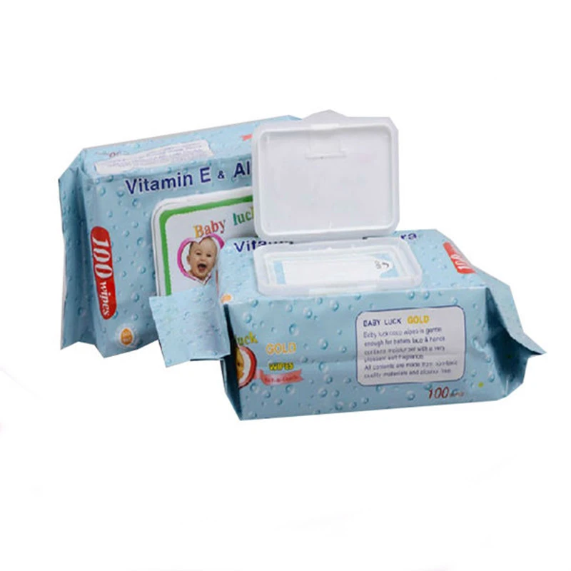 WW458OP Oem Wholesale Free Sample Biodegradable Single Packing Water Soluble Nonwoven Unscented Baby Warmer Wet Wipes Tissue