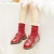 Import WZ-1688-007 Ruffle Lace Trim socks kids baby girls socks solid from China