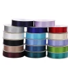 Xiamen factory wholesales 100% polyester rpet 1 inch gift gold satin ribbon roll