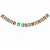 Import XIAMEN STONE Hanging Santas Hat Tissue Paper Honeycomb Tree Merry Christmas Banner For Christmas Decoration Party Supplies from China