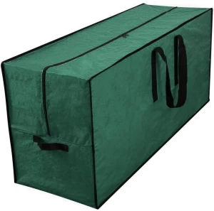 Xmas Tree Storage Bag Holiday Tree Storage Case Protective Zippered Artificial Xmas Tree Bag with Handles