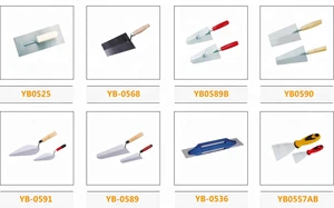 YB-0589 plastering trowel with wooden handle
