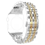 YEEYOU Metal Wrist Straps 7 Beads Stainless Steel Replacement with Folding Clasp For Apple Watch Band  38/40/41/42/44/45mm