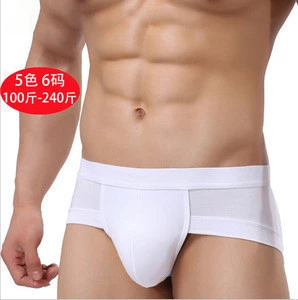 yiwu factory high quality  wholesale classic modal underwear for man plus size low MOQ breathable briefs boxers