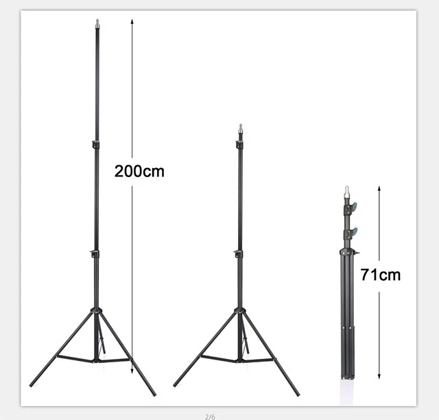 youbube stand tripod light stand camera tripod video TRIPOD FOR CAMERA 6.8ft 2.1m adjustable light stand for studio equipment