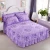 Import Z215 Floral Fitted Sheet Cover Bedroom Bed Cover Skirt Mattress Bedding Cover Skirt Home Cubrecama Bedspread With Cotton from China