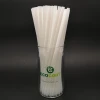 Zero Waste Biodegradable White Barware PLA Straw
