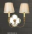 Import Zhongshan factory antique brass bronze wall light double lamp WL587-2 for hotel project from China