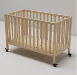 Big Guest Foldable Baby Cot for Hotels & Apartments