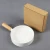 Import Wholesale creative Japanese ceramic dog bowl thick anti-slip bamboo wooden handle pet bowl from China