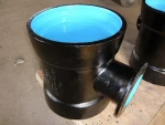 Ductile Iron Pipe Fittings All Socket Tee With Flange With Flange Branch For Di Pipe