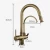 Import Antique Brass Pull Out Three way Drinking Water Rotatable Kitchen Sink Tap TH398P from United Kingdom