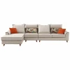 Memeratta Modern Design L type Living Room Couch Leisure Fabric Sectional Sofa S-708