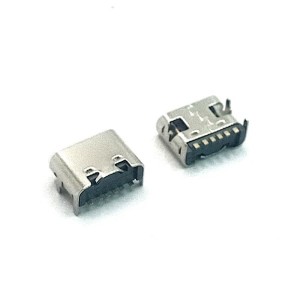 USB-CF 6PIN horizontal L=6.8 SMT