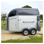 Single Horse Float Trailer Durable Livestock Transport Trailer for Sale