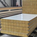 Internal and External Wall Panels, Heat Insulation, Fireproof Rock Wool & EPS Sandwich Panels