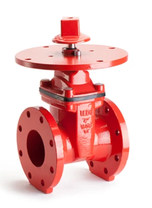 AWWA C515 RESILIENT NRS GATE VALVE-FLANGE END WITH INDICATOR FLANGE