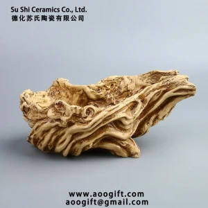 Imitation wood resin flower pot (multi-layer porous)