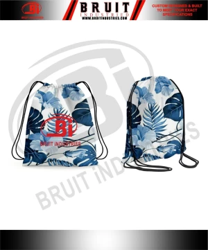 Sublimation Bag To accept custom print Low price Wholesale supplier polyester drawstring bag