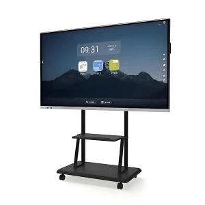 4K UHD Touchscreen Interactive Digital Whiteboard Display, Electronic All-in-One Computer for Classroom Office Home Bus