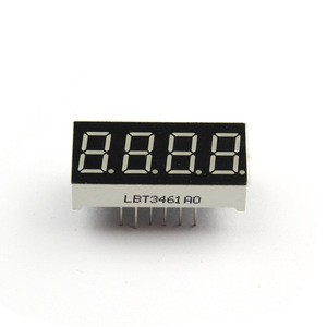 0.31inch 4 digit clock display LBT3412AR seven-segment digit display Common Cathode Common Anode