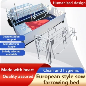 Farm Tools And Equipment Sow Gestation Bed Galvanized Pig Farrowing Piggery Cages