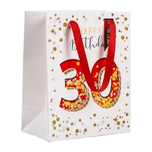 art paper shopping bags with Hot stamping