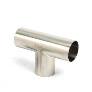 High Quality Hot Sale Sanitary 1/2"-6" Tee Fitting Stainless Steel SS304 SS316L Butt Weld Tube Fittings Short Long Equa